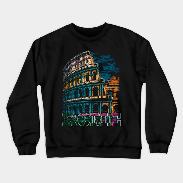 coliseum Crewneck Sweatshirt by alvalferca